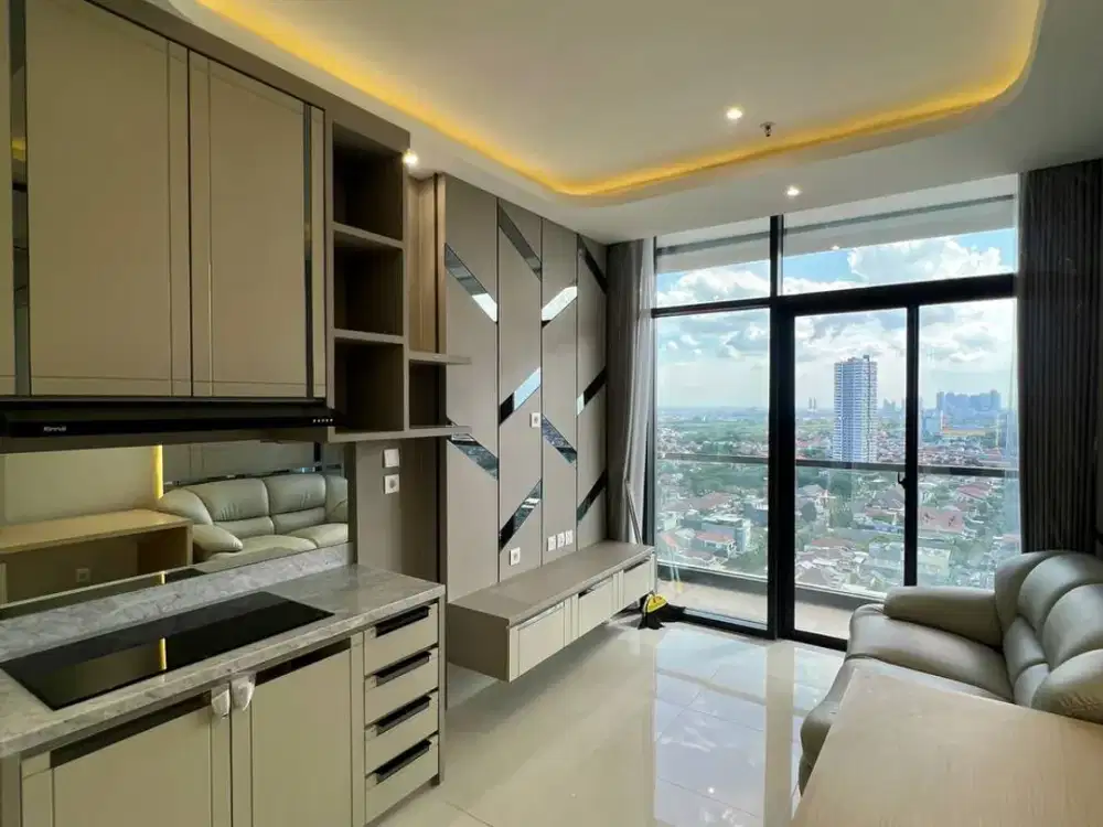 Apartemen Vertu Ciputra World tipe 2 bedroom Furnished Lantai 22