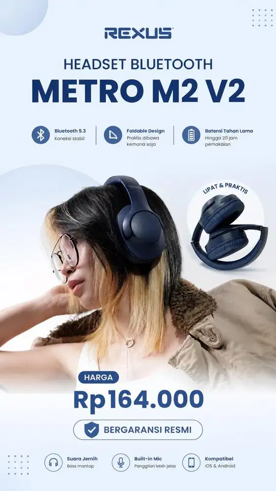 Rexus METRO M2 Headset bluetooth
