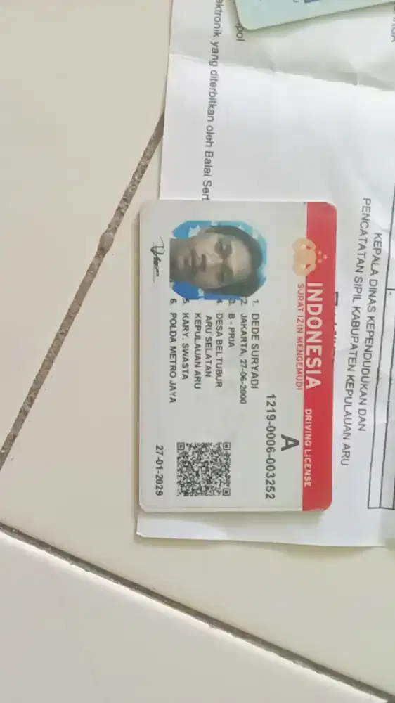 Driver mobil pribadi atau toko