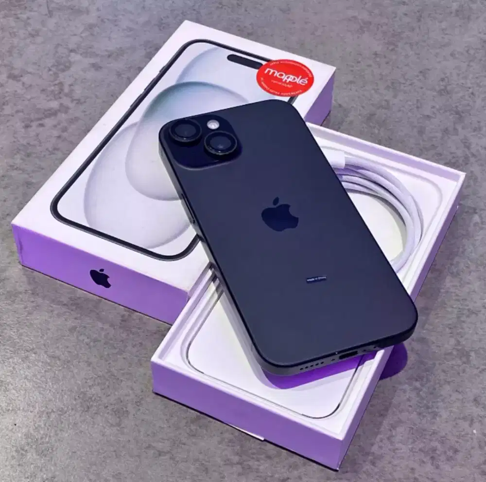 iPhone 15 128 iBox perfect like new garansi on