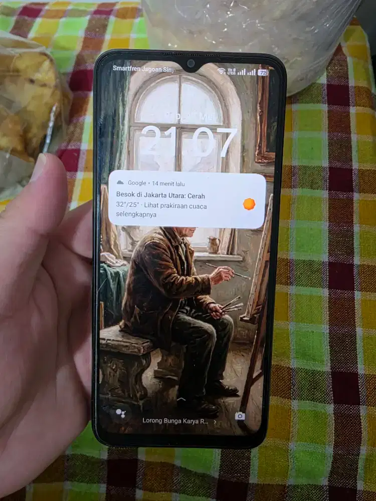 Oppo A38 hitam fullset