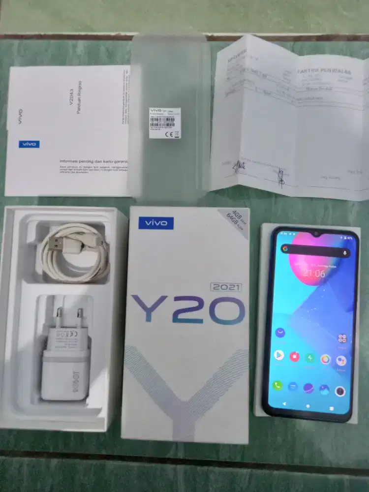 Hp Vivo Y20 Ram 4/64GB Fullset