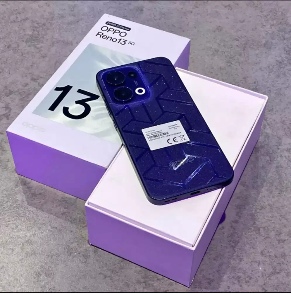 Oppo Reno 13 12/256 mulus lengkap ori