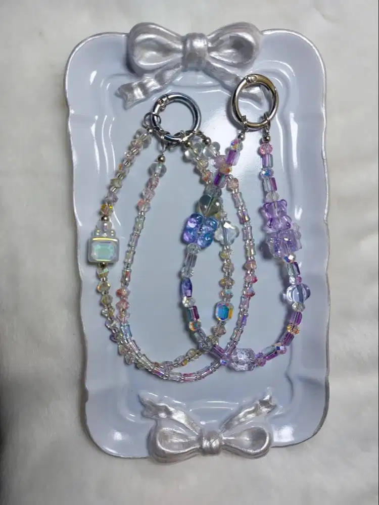Strap Phone/Lanyard HP/Manik-Manik/Tali HP/ Ganci/ handmade #1-12