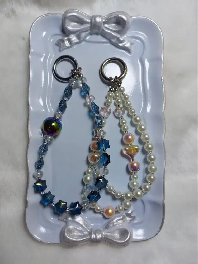 Strap Phone/Lanyard HP/Manik-Manik/Tali HP/Handmade #13-24