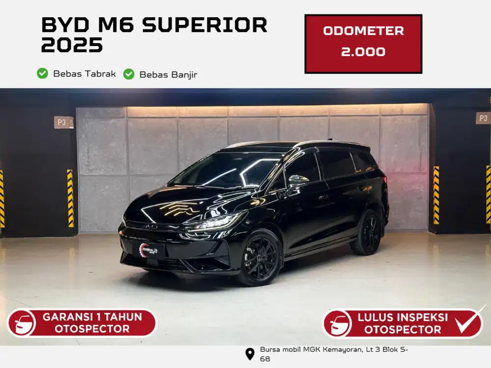 KM 2 ribu BYD M6 SUPERIOR 2025