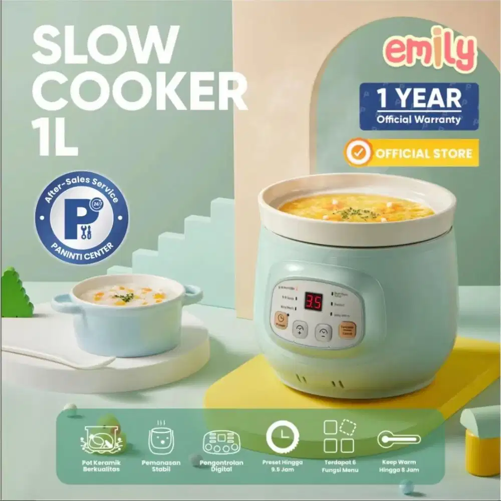 Slow Cooker MPASI Merk Emily - Like New 2x pakai