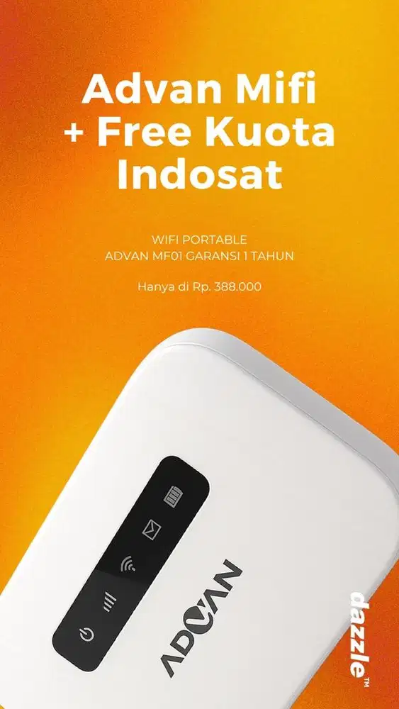 ADVAN MODEM MIFI GARANSI 1 TAHUN