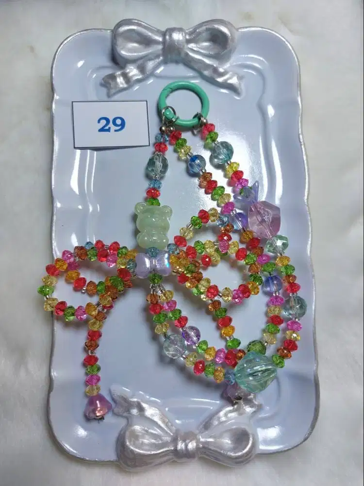 Strap Phone/Lanyard HP/Manik-Manik/Tali HP/ Ganci/ Handmade/ 34-402