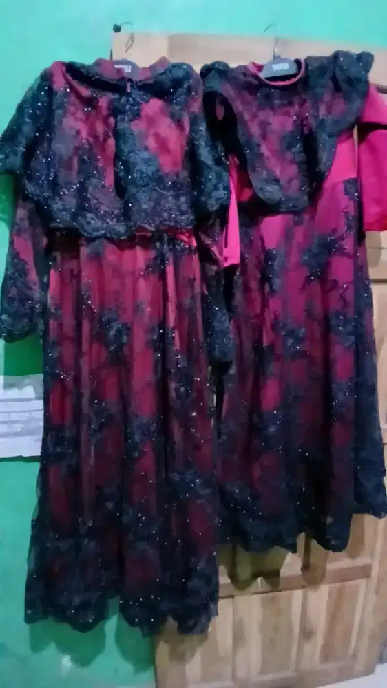 Dijual Baju Gamis Mewah Couple Ibu & Anak