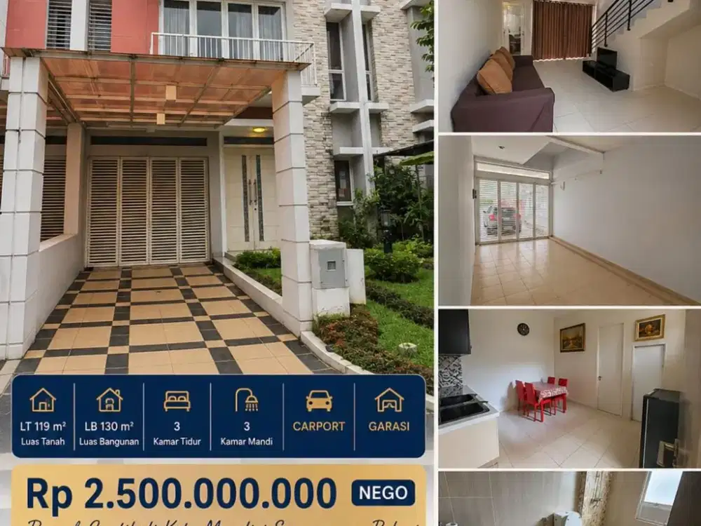 ✨ DIJUAL RUMAH PREMIUM DI CLUSTER PALM – SUMMARECON BEKASI ✨