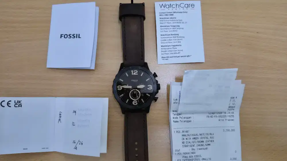 Jam Tangan Fossil Strep Kulit