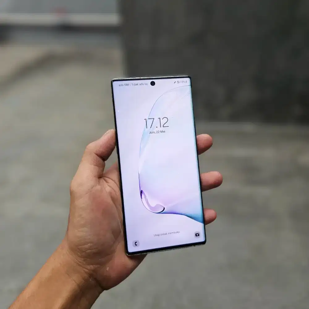 SAMSUNG GALAXY NOTE 10 PLUS SEIN 12/256 DUAL SIM MINUS RINGAN NORMAL