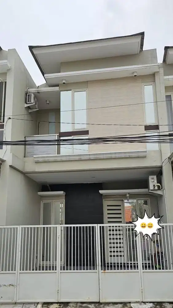 DIJUAL HARGA MIRING RUMAH FULL FURNISHED 2 LANTAI DI KUTISARI SURABAYA