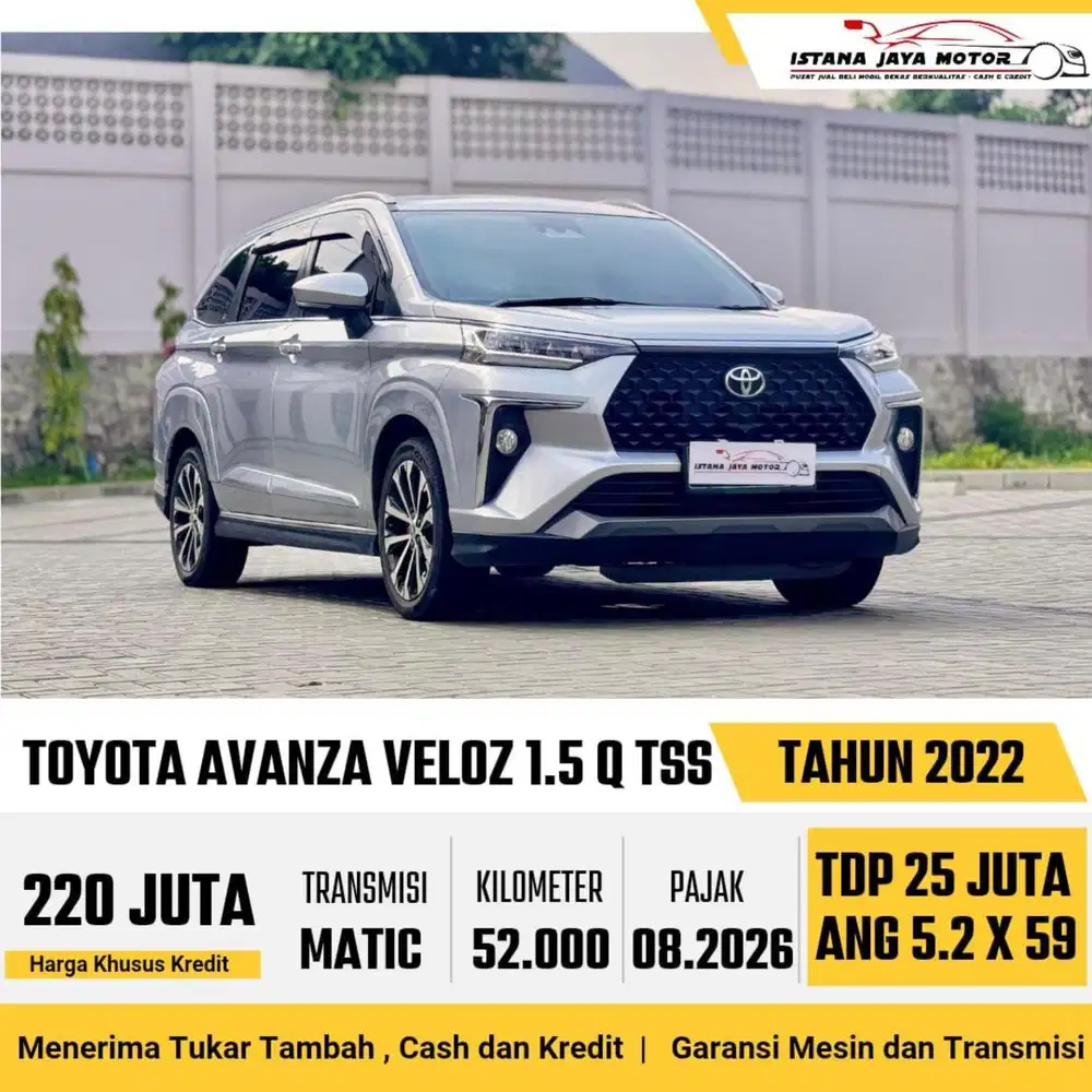 TOYOTA AVANZA VELOZ Q 1.5 TSS AT 2022