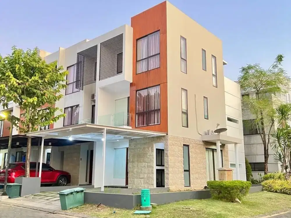 Disewakan Rumah Graha Natura 3 lantai Full Furnished
