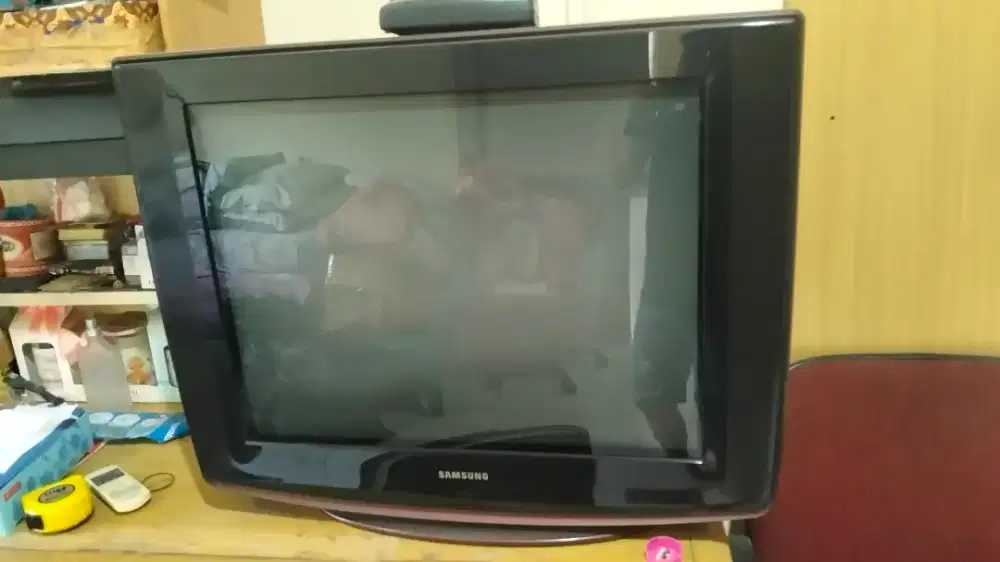 TV Samsung 29 inch tabung bekas rusak apa adanya sesuai foto