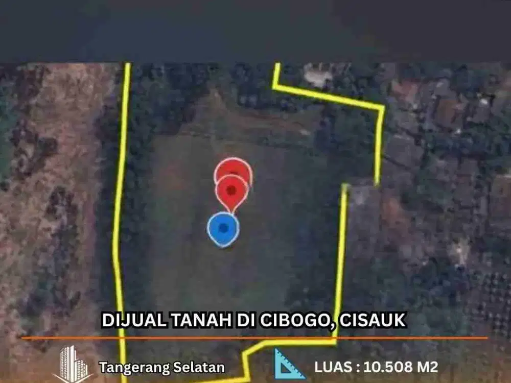 DIJUAL Tanah di Cibogo Kec Cisauk Dekat Perum Serpong Garden 3