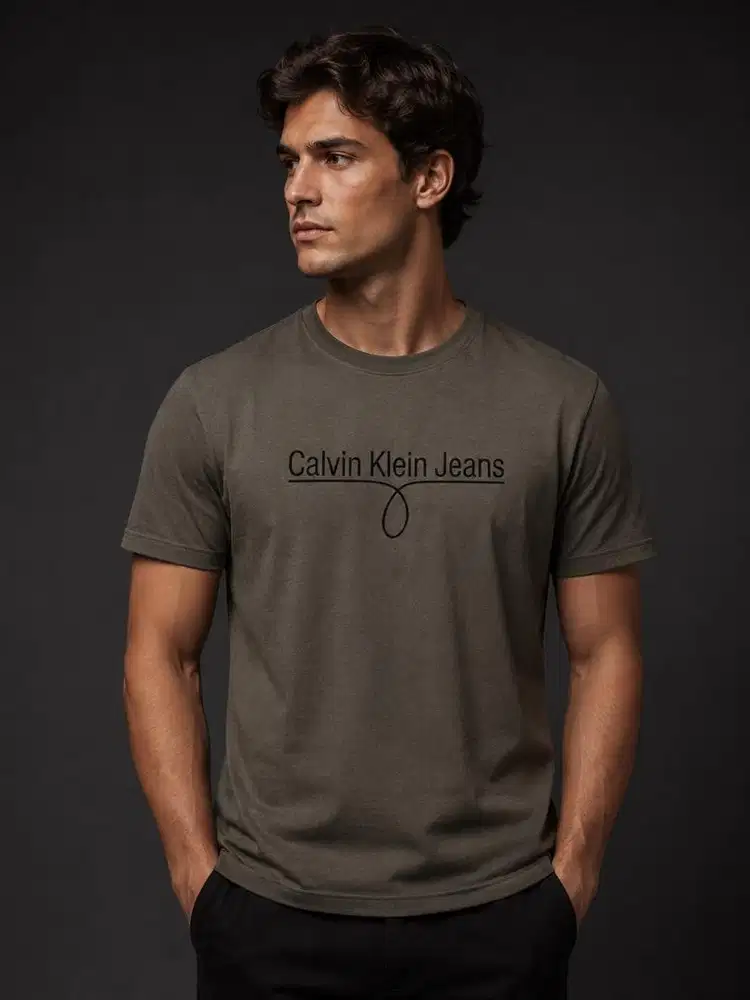 Calvin Klein Jeans Charcoal Grey T-shirt