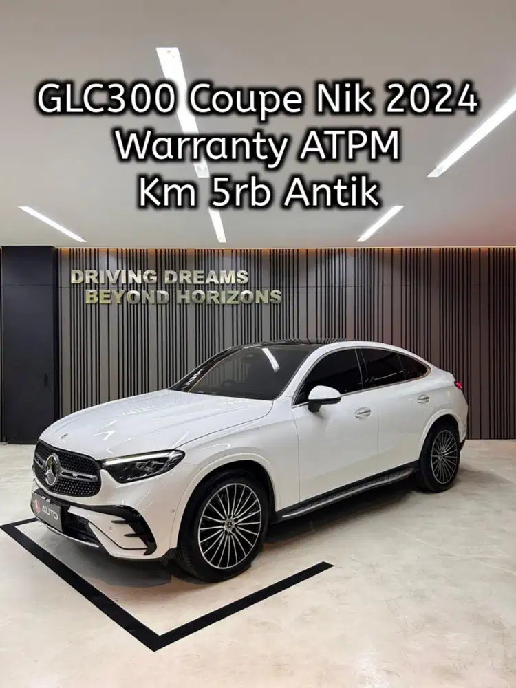 Mercedes Benz GLC300 Coupe AT 2026 Putih Mercy Km5rb B8NAV Nik 2024