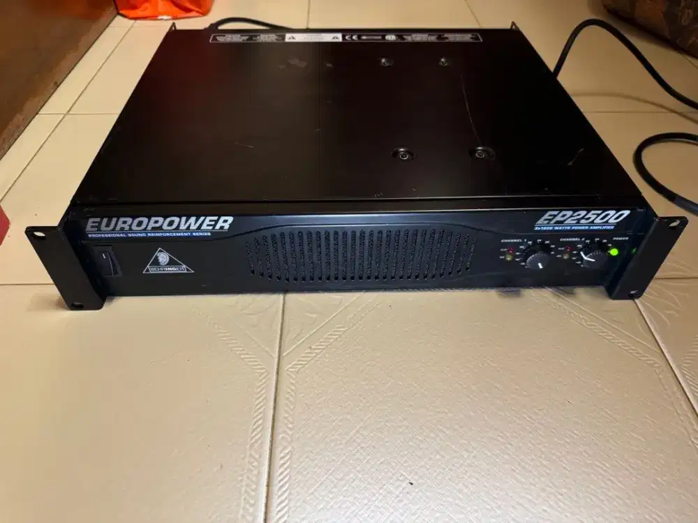 Behringer Europower EP2500 power amplifier amp second original