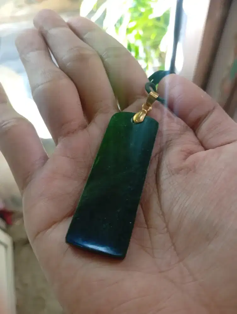 Kalung giok hitam therapy aceh natural handmade kualitas super