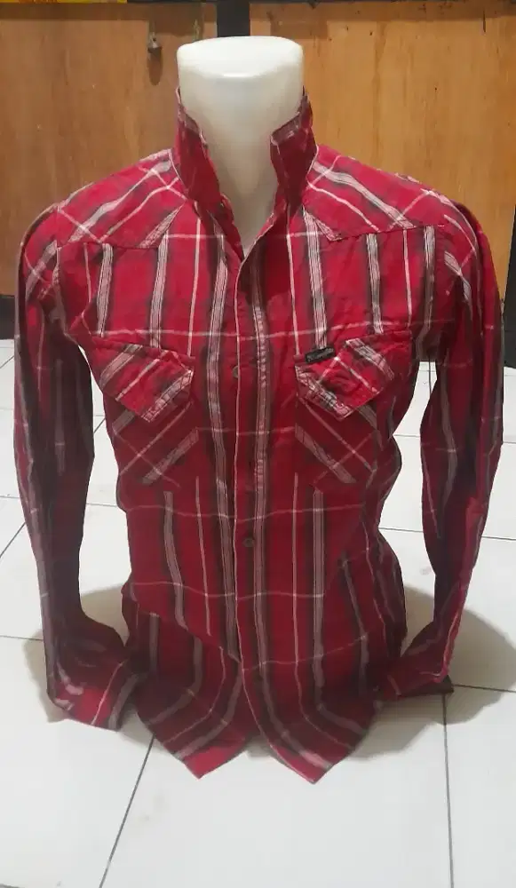 Kemeja Flanel ORI Wrangler