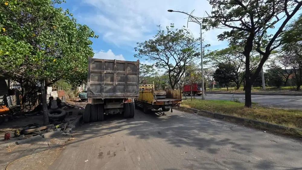 5JT-AN/M2 TERMURAH ! DIJUAL KAVLING TANAH RAYA MARGOMULYO 0 JALAN RAYA
