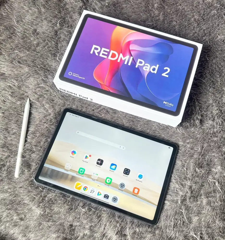 Tablet Xiaomi Redmi Pad 2 4/128GB Wifi Mulus Lengkap Banyak Bonus