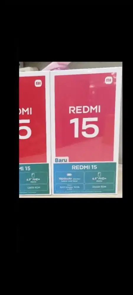 Xiaomi redmi 15 256gb ram 8gb danjg 15C resmi