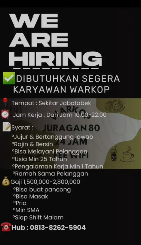 Karyawan Warkop