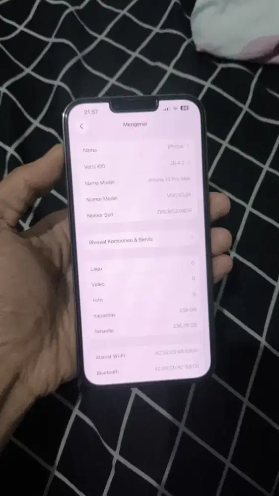 IPHONE 13 PROMAX 256GB INTER MULUS NOMINUS