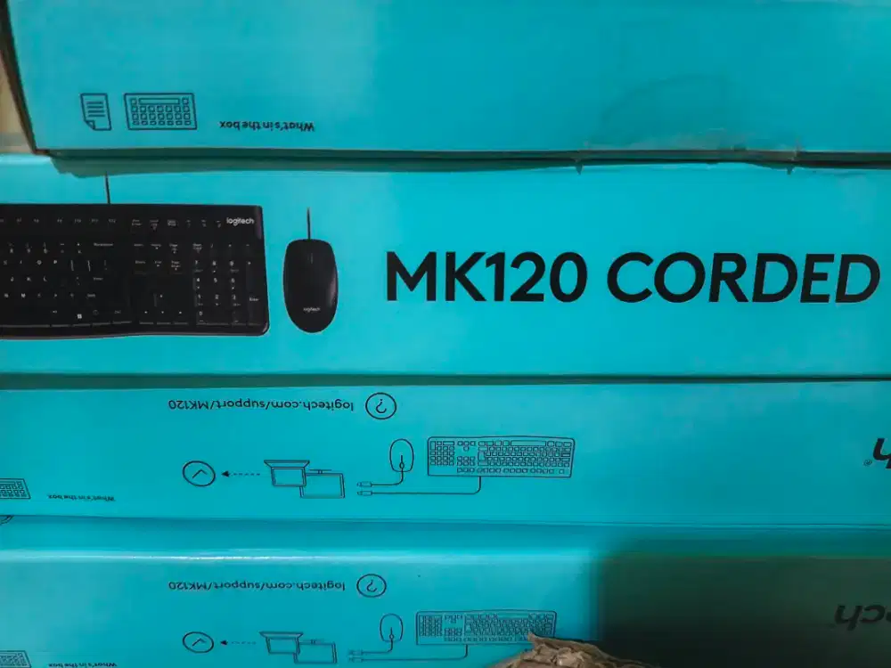 Keyboard Mouse Logitech Baru Resmi