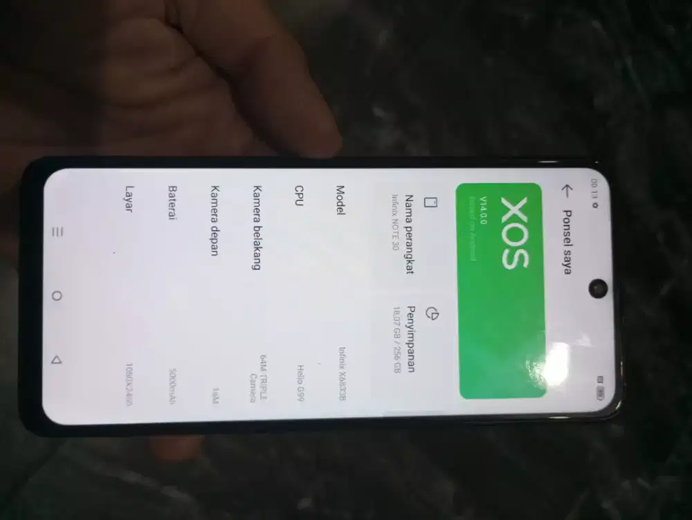 Infinix Note 30 (hitam)