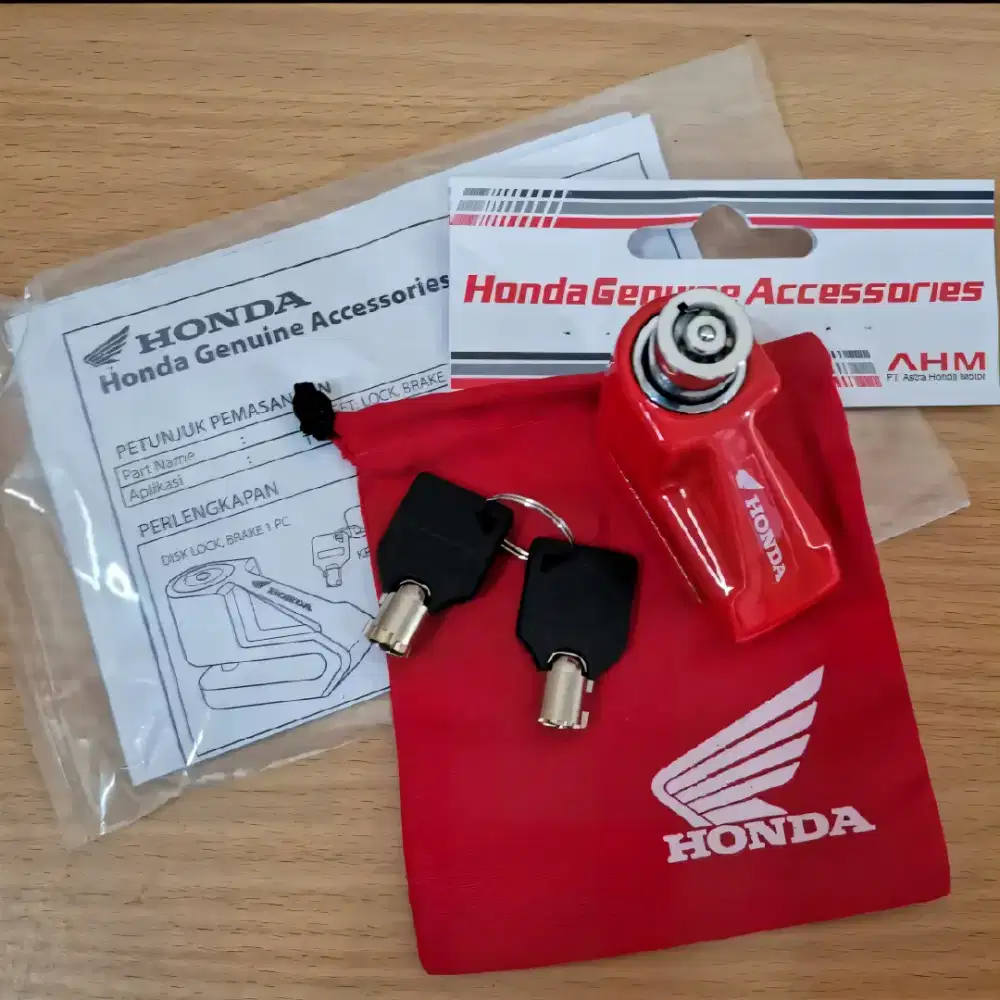 Gembok Cakram Ori Honda