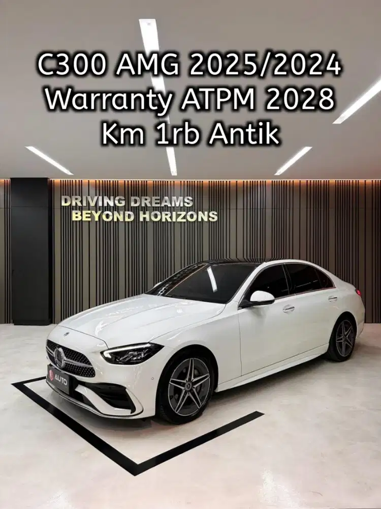 Mercedes Benz C300 AMG 2026 Mercy Km1rb Putih Nik 2024 D27BIL