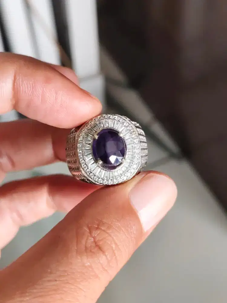 Natural Royal Blue Sapphire 6.17crt Kristal Biru Royal
Memo Java Lab