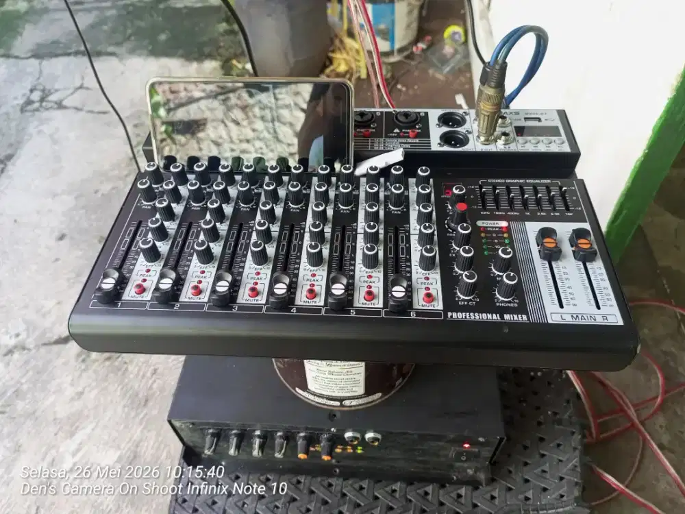 Mixer New Baxs 6 Channel