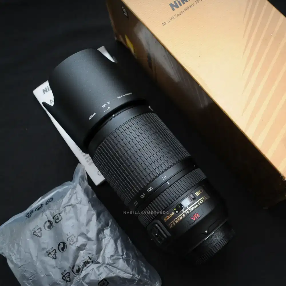 LENSA TELE NIKON AFS 70-300MM VR