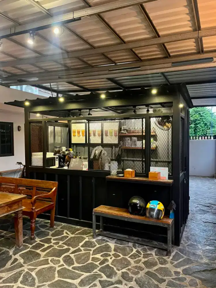 Container jualan untuk kopi Dan lainnya