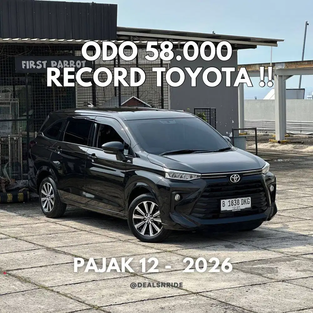 ODO 58.000 ANTIKK !! PAJAK 12/2026 TOYOTA AVANZA G AT 2022 SIAP PAKAI