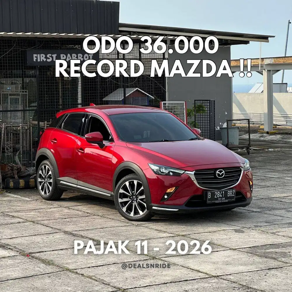 ODO 36.000 ANTIKK !! PAJAK 10/2026 MAZDA CX3 SPORT 2021 WARNA SPECIAL