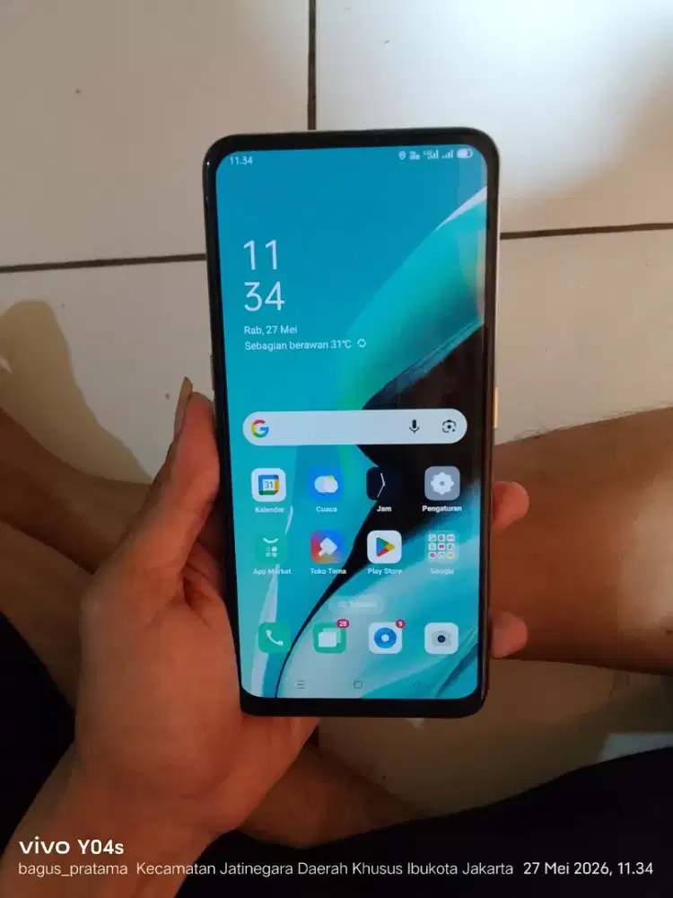 oppo reno 2f 8+5/128 fullsett