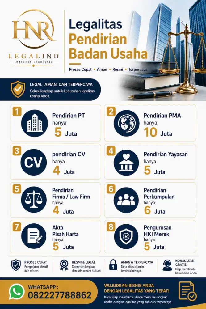 Pendirian PT CV Lengkap