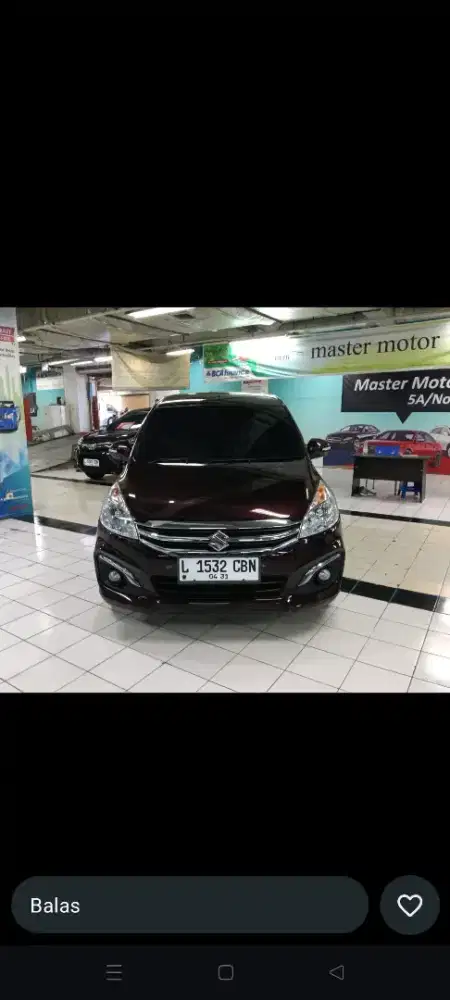 Suzuki Ertiga 1.4 GX 2017 Matic #burgundy #jualbelimobil