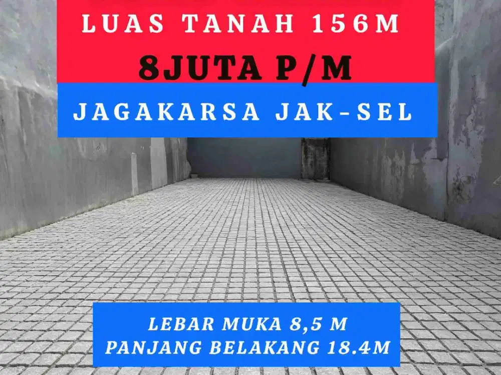 Jual Tanah 156meter dijagakarsa jakarta selatan