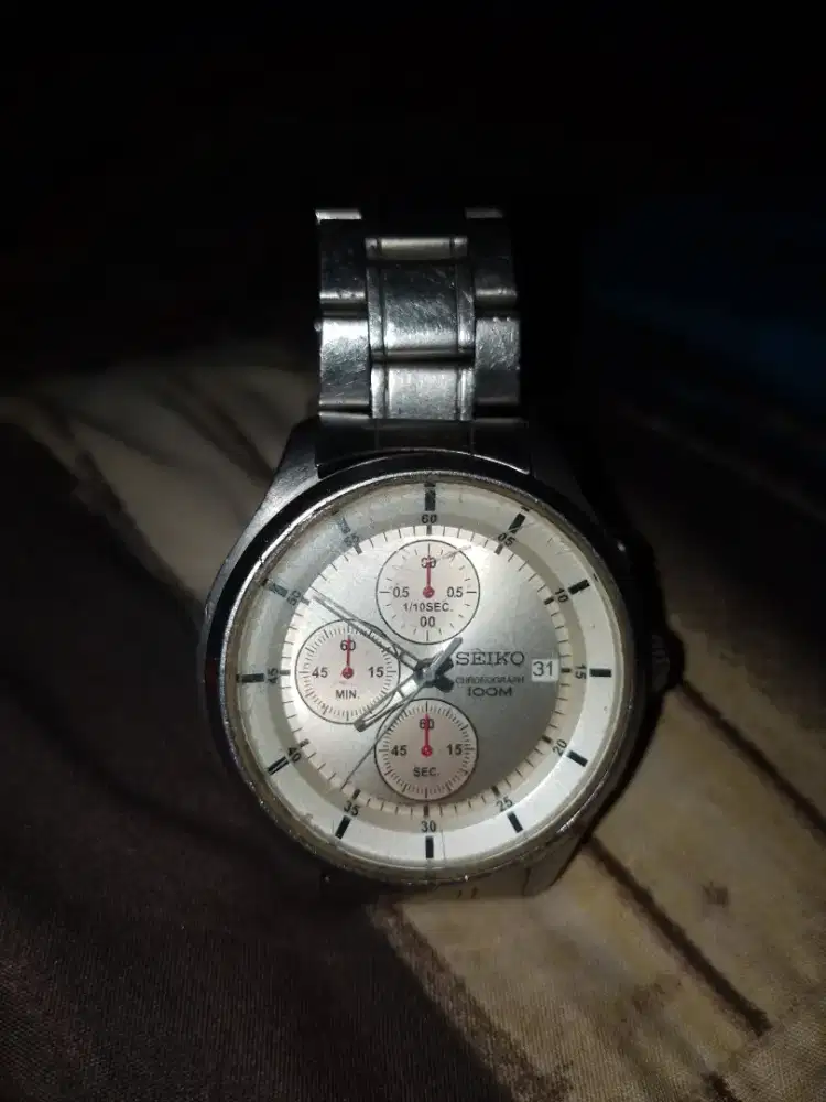 Jam tangan seiko cronograph