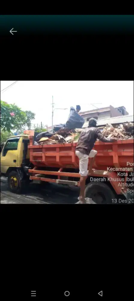 Terima jasa buang puing sampah proyek&terima pengurugan puing dll