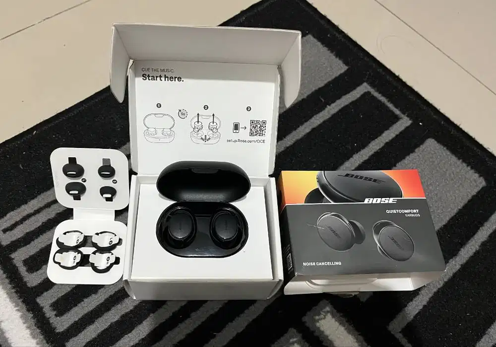 Bose QuietComfort Earbuds ANC Noise Cancelling TWS Earphone - Black