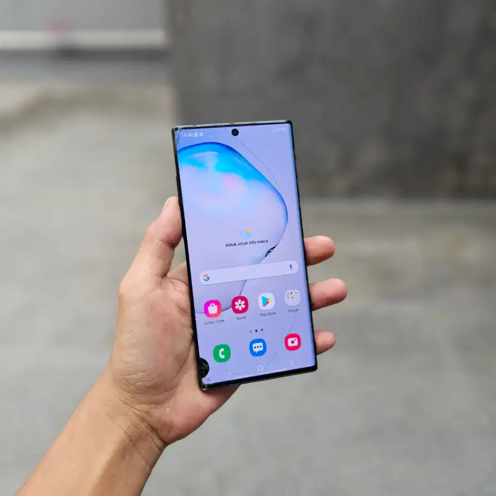 SAMSUNG GALAXY NOTE 10 PLUS SEIN 12/512 GB MINUS FUNGSI 100% NORMAL
